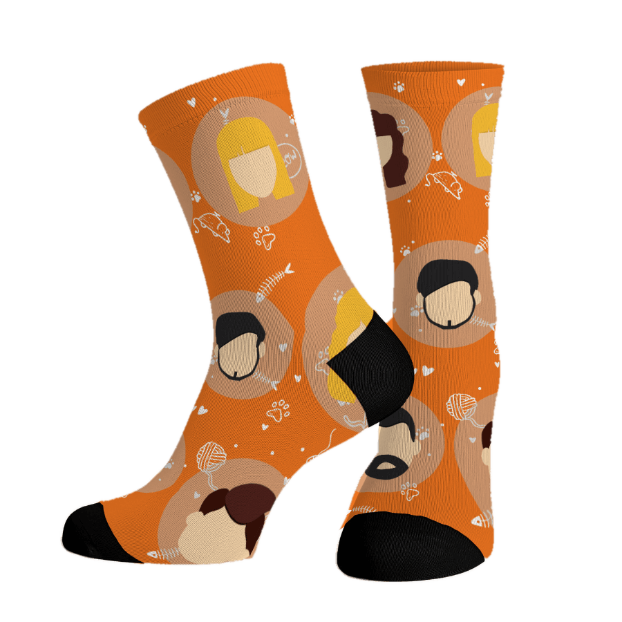 Cats custom pet socks