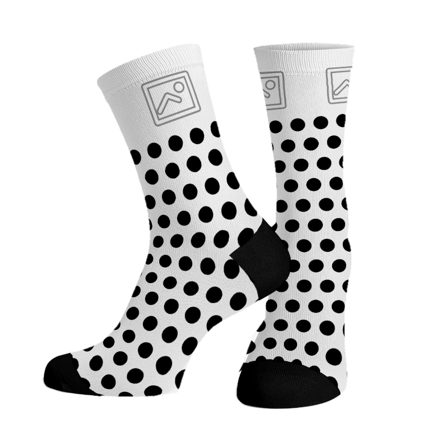 Corporate Dots custom logo socks