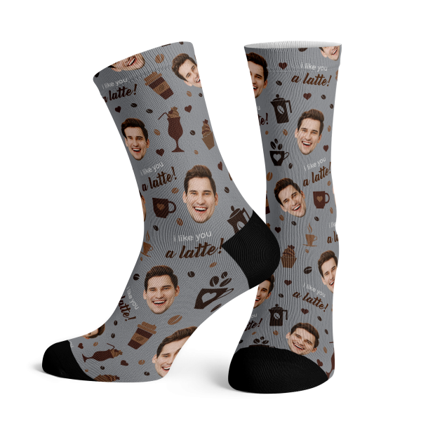 Custom Latte Socks