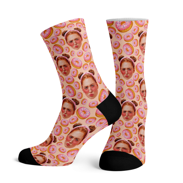 Doughnut Emoji Socks