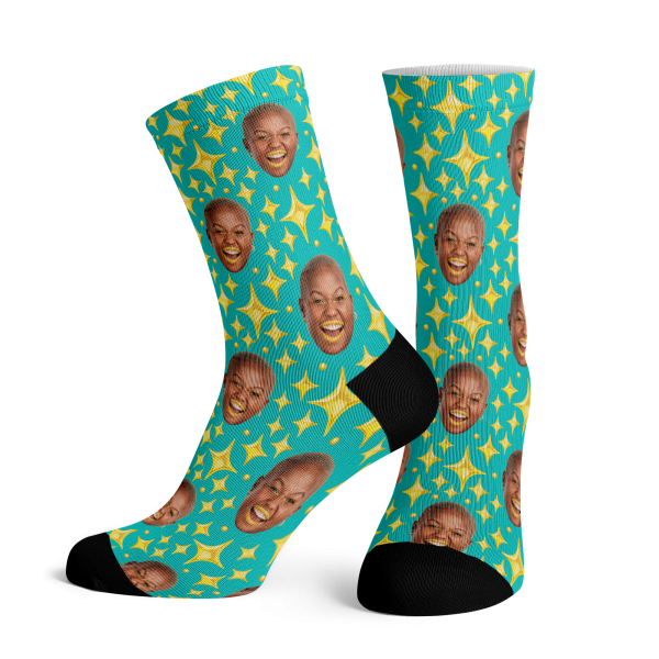 Glitter Emoji Socks
