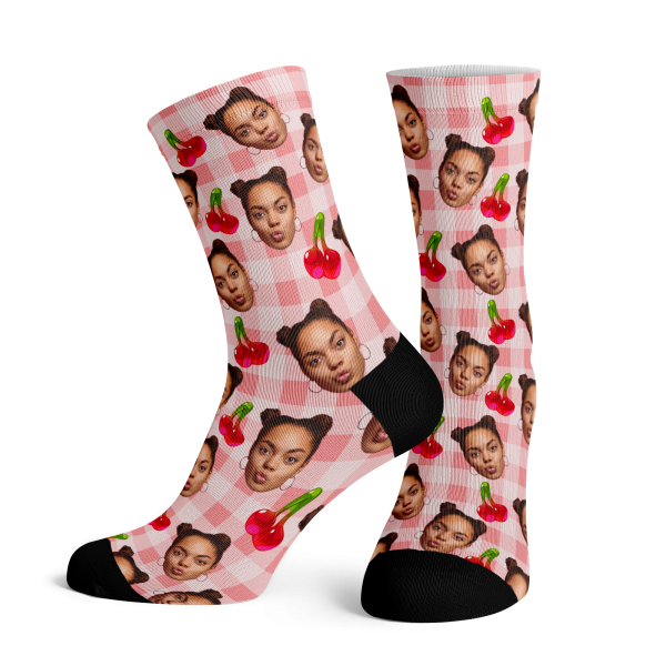 Face Cherries Socks